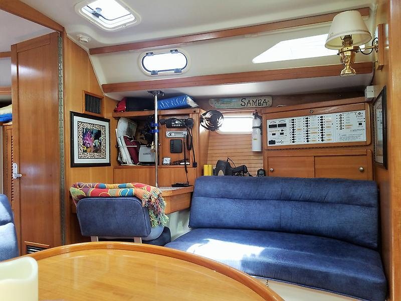 2001 Catalina 42 Settee and Navigation Station with Chair 063017.jpg