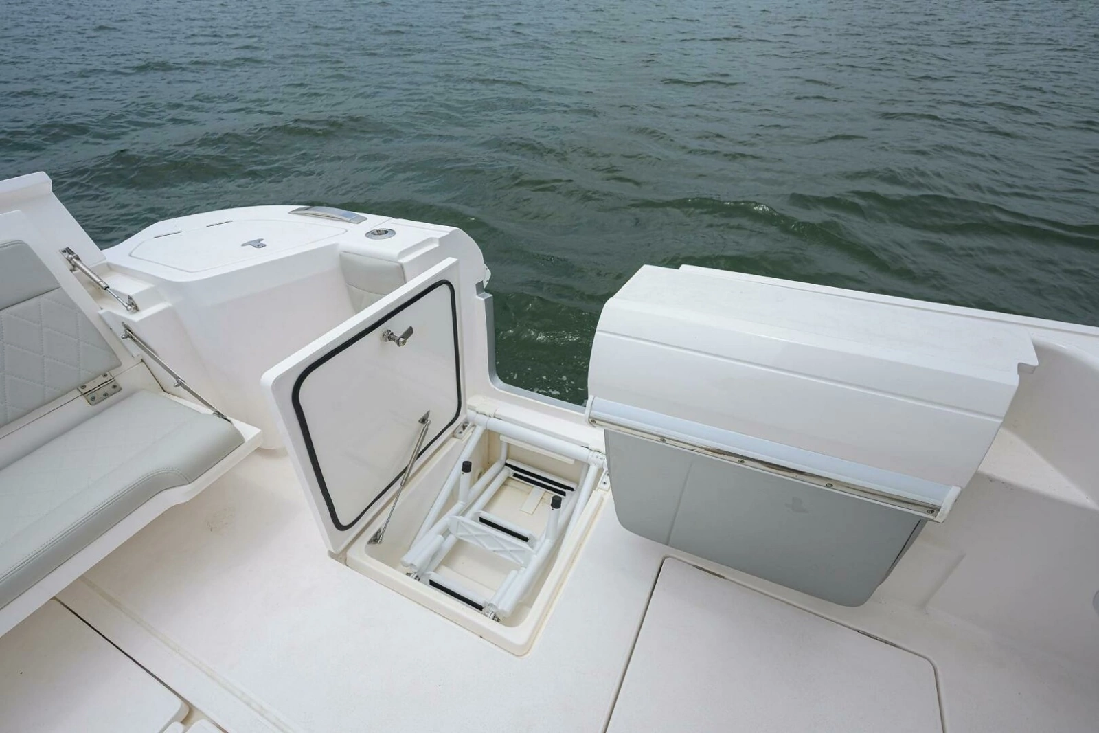 Intrepid 41 - Cockpit Swim Ladder