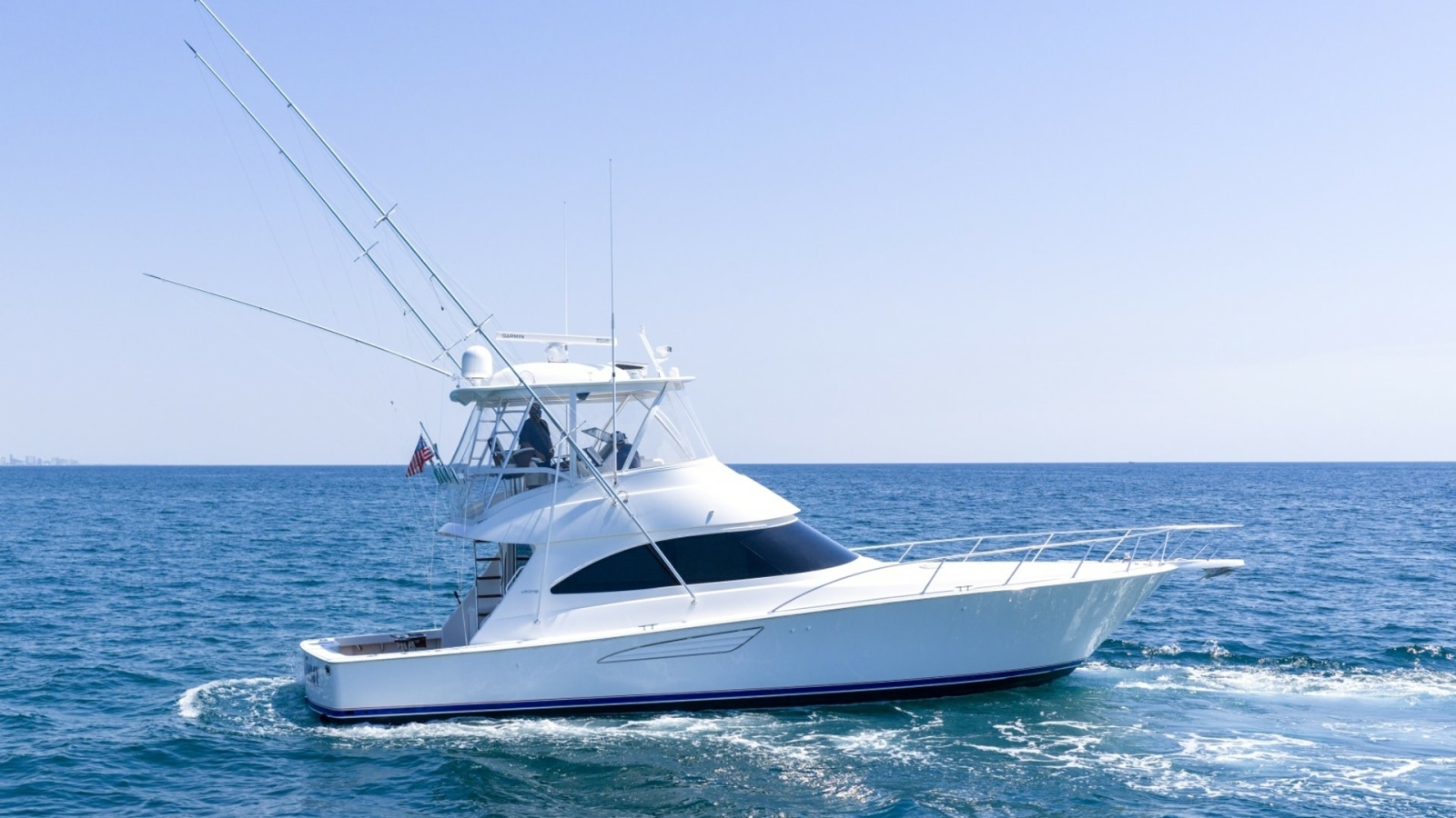 Profile View of Viking 48 Convertible