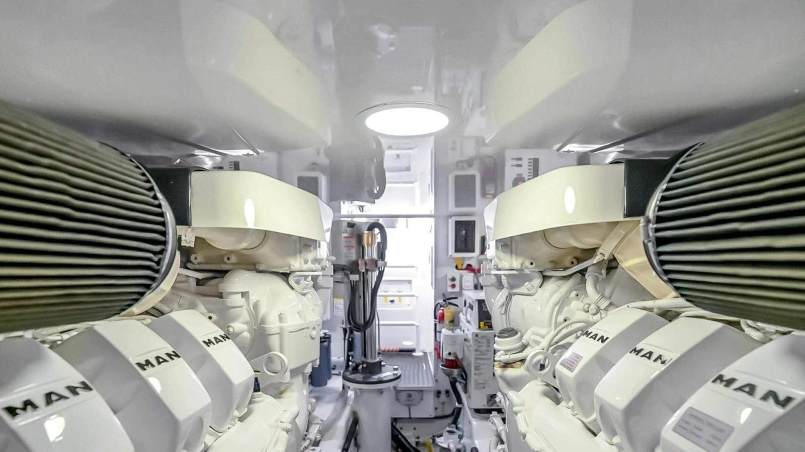 Engine Room with MAN Engines