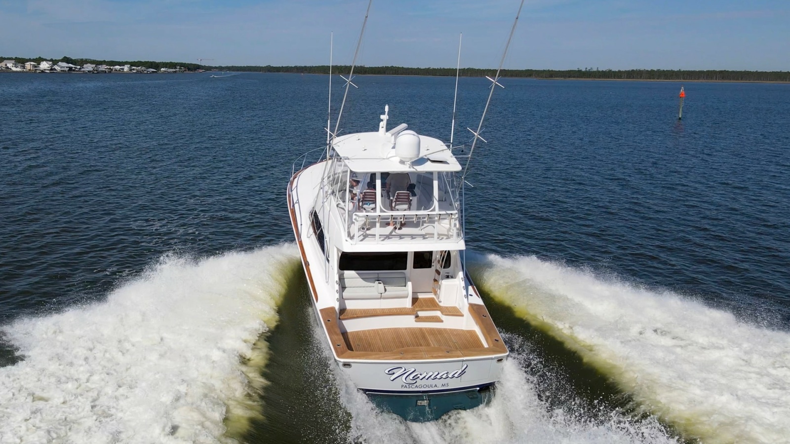 Aft Deck and Wake View
