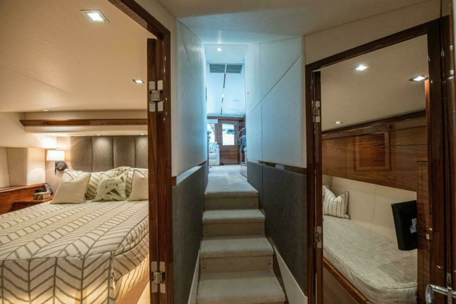Lower Deck Corridor and Staterooms