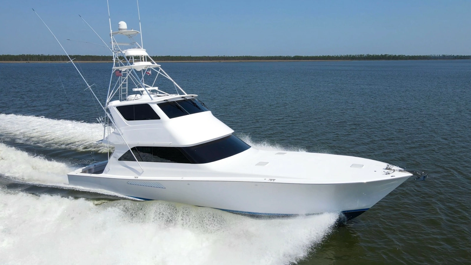 2005 61 Viking Enclosed Bridge Kelkat Exterior (2)