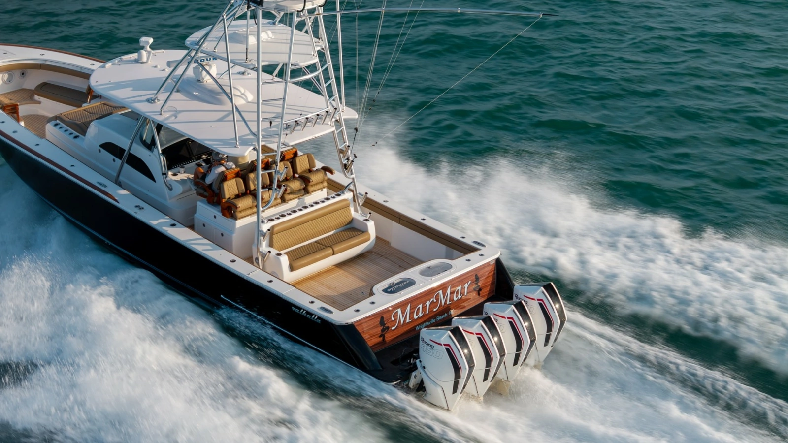 Aft Deck with Quad Engines
