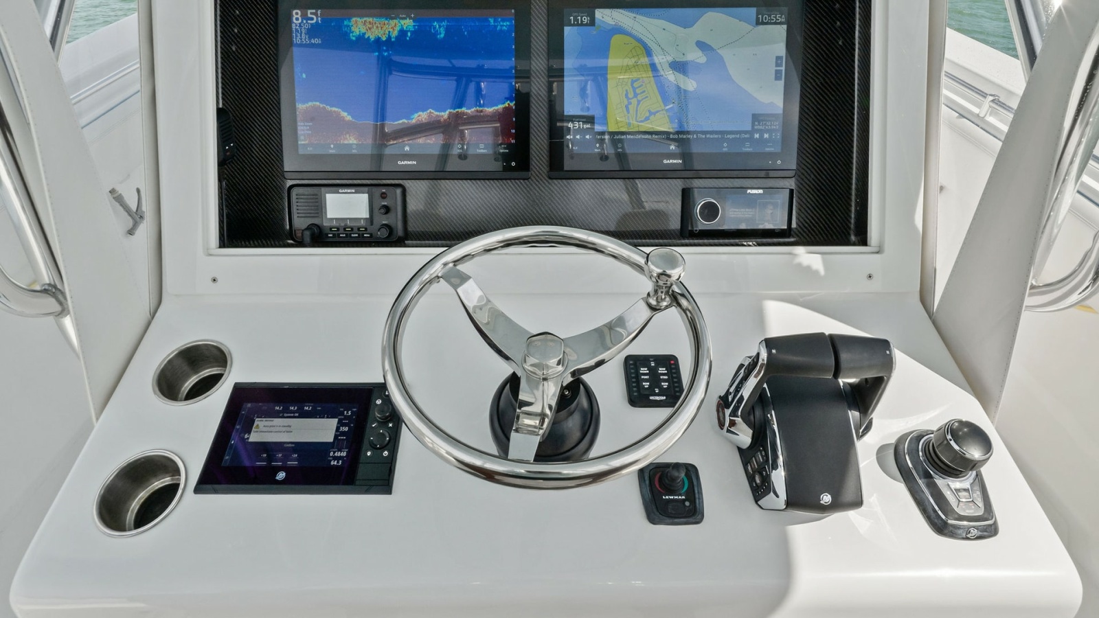 Helm Station with Dual Displays