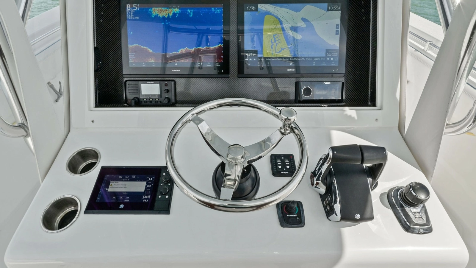 Helm Station with Dual Displays