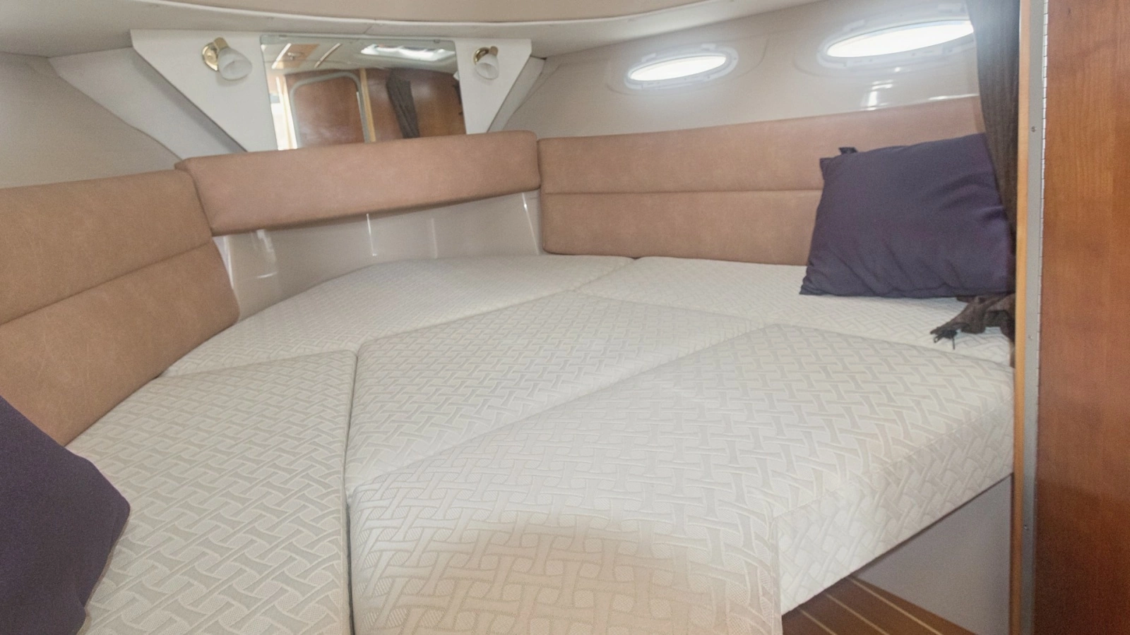 Spacious V-Berth Cabin
