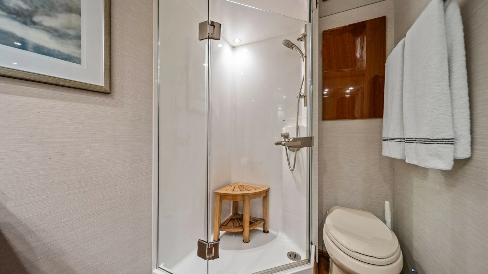 Elegant Ensuite Bathroom with Shower