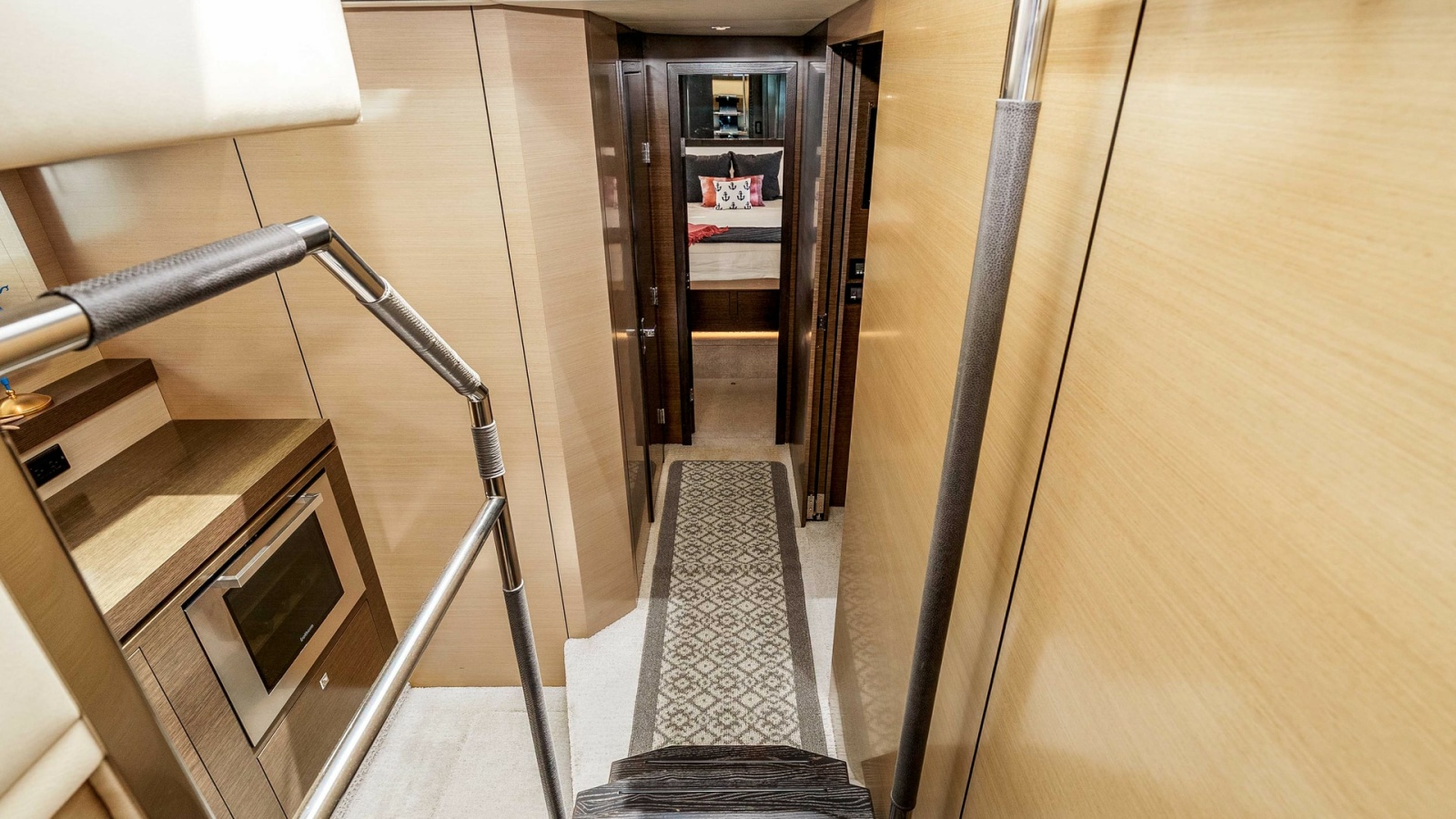 2017 Cruisers 60 Cantius 'Rising Star' - Lower Deck Corridor