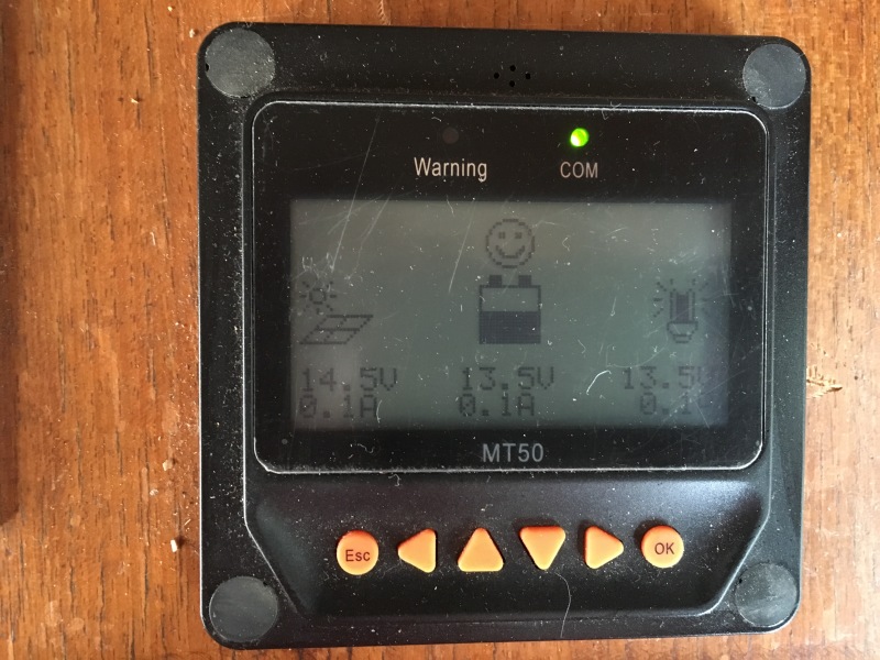 Midas Touch 1986 Marine Trader 38 Double Cabin Electronics Solar Panel Control.JPG
