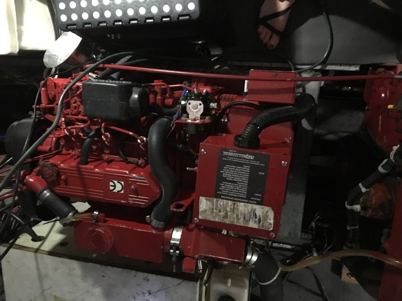 Midas Touch 1986 Marine Trader 38 Double Cabin Engine Room Generator.JPG
