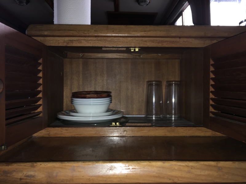 Midas Touch 1986 Marine Trader 38 Double Cabin Interior Galley Storage 2.JPG