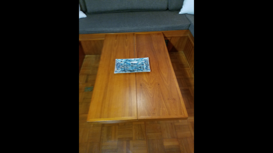 1988 Krogen 36 15 Salon drop leaf table.PNG
