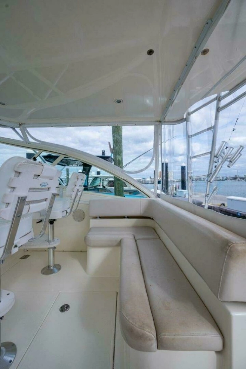 Albemarle 36 Sore Subject Helm Deck Seating
