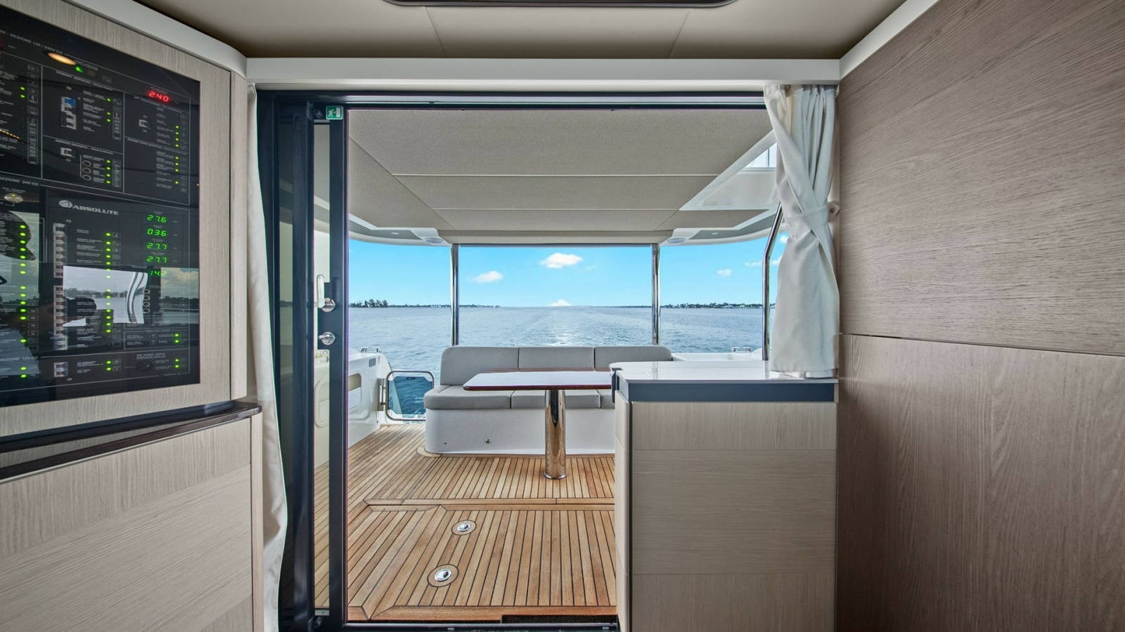 Aft Deck View from Interior