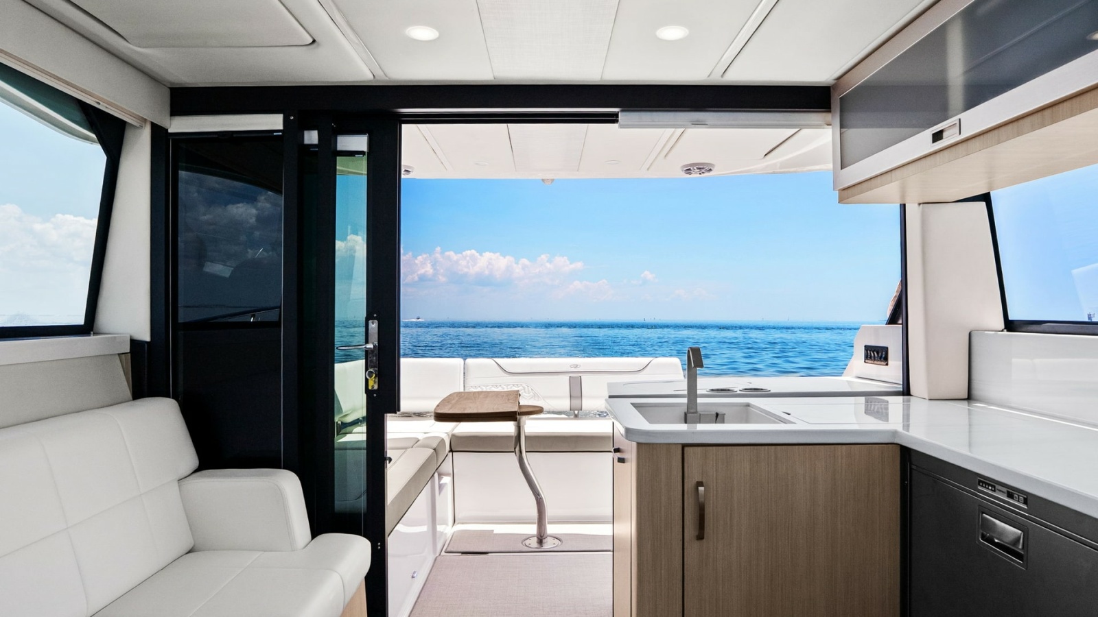 Galley and Aft Deck View
