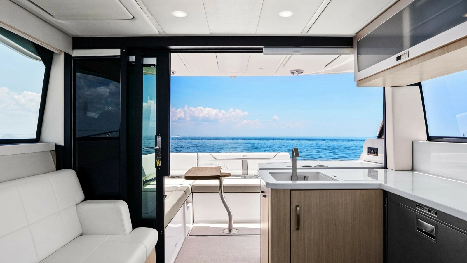Galley and Aft Deck View