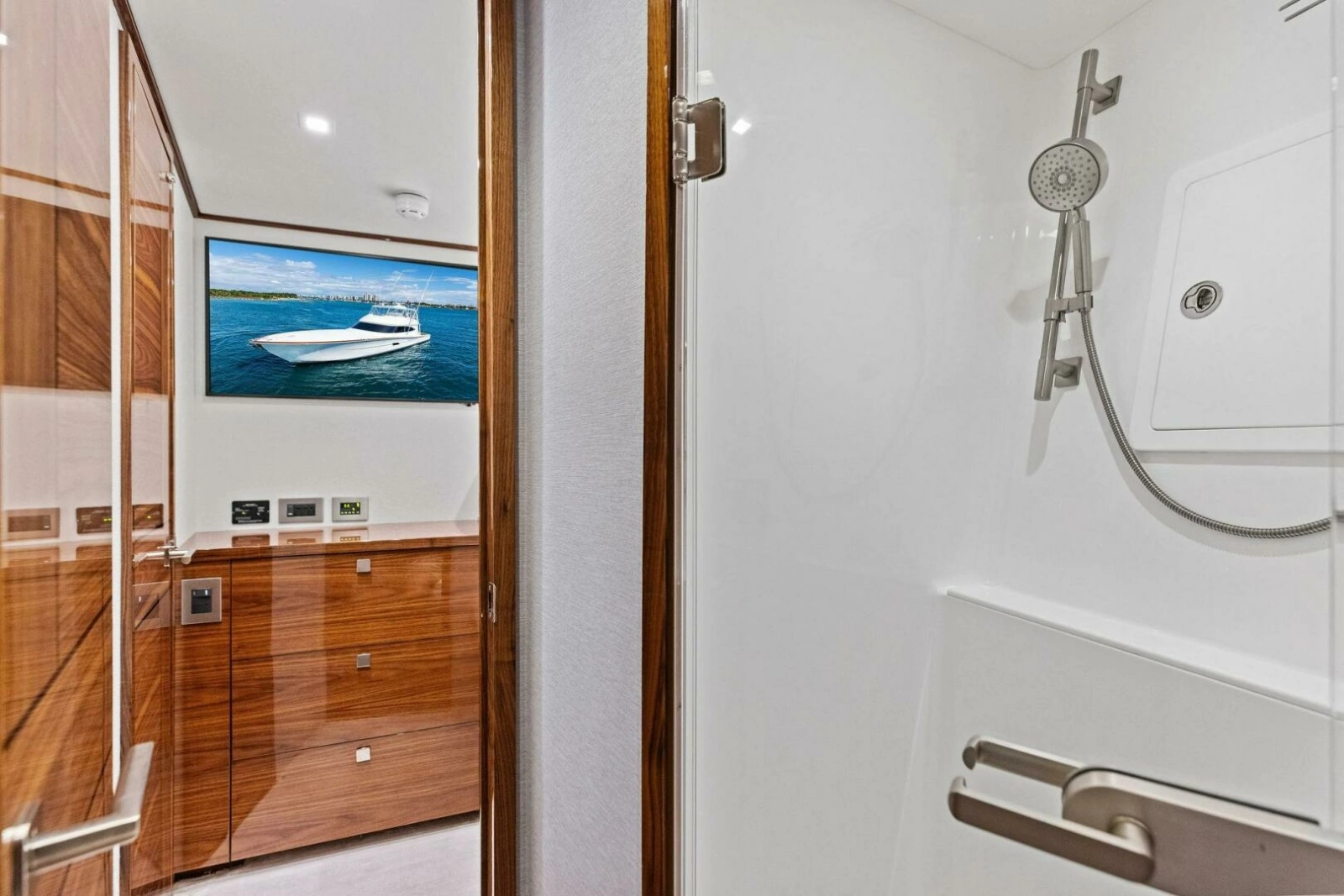 2026 Viking 82 Convertible- TEAM HARVEY I- Port Stateroom Head