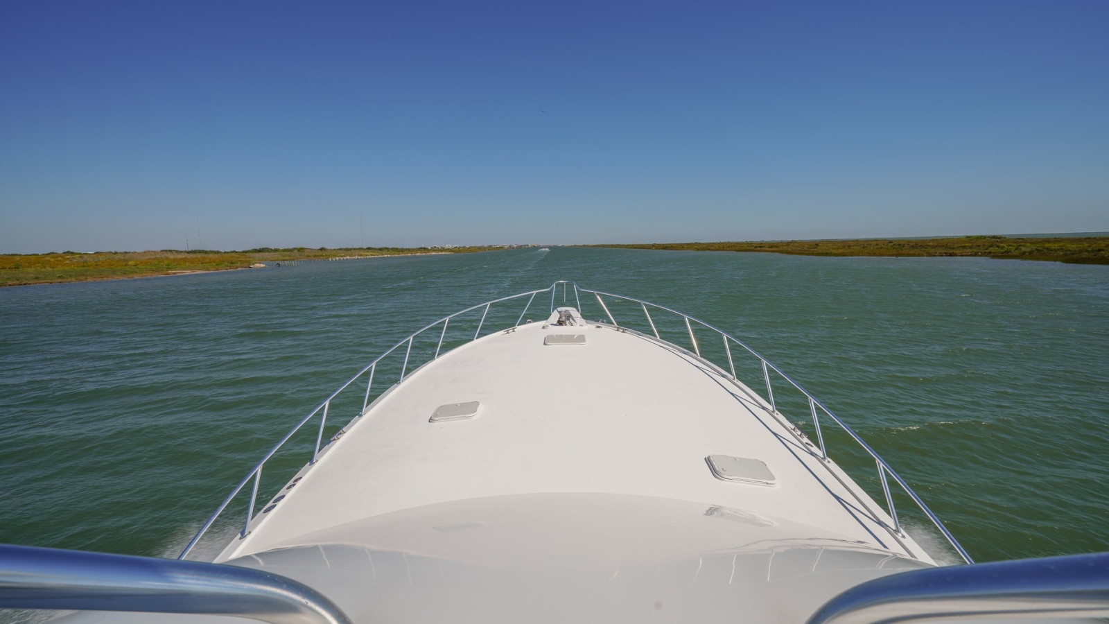 Expansive Bow View at Sea