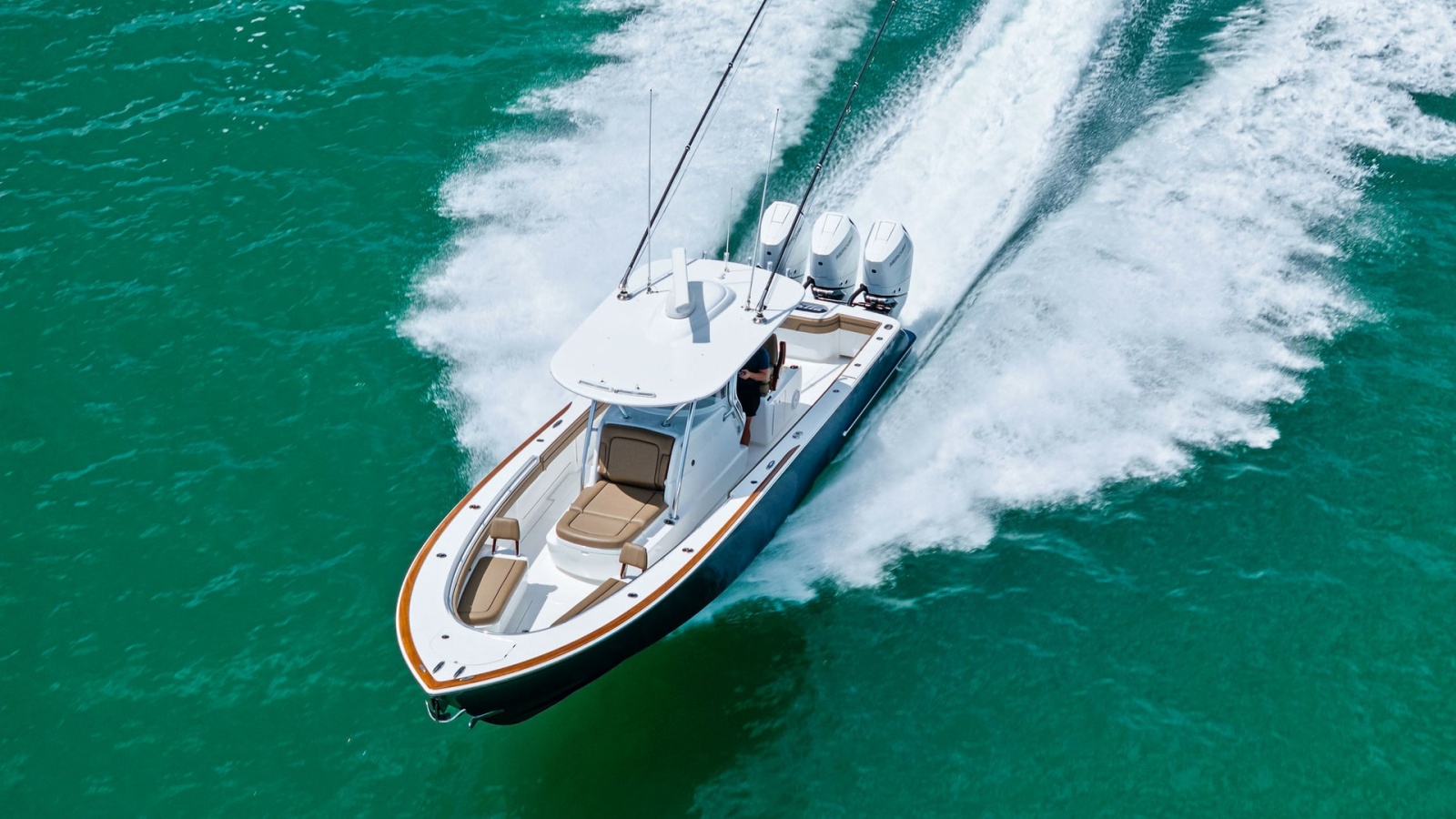 Aerial View of Bow and Cockpit