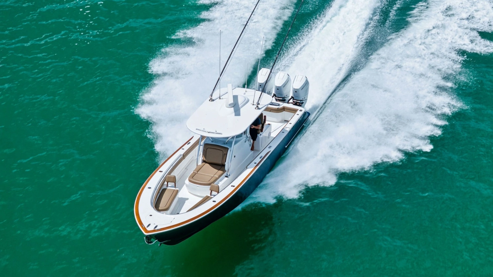 Aerial View of Bow and Cockpit