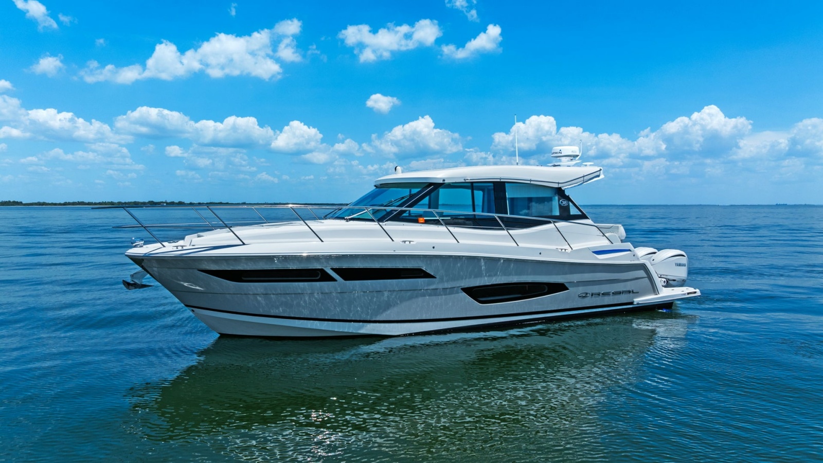 Side Profile of Regal 38 EXC