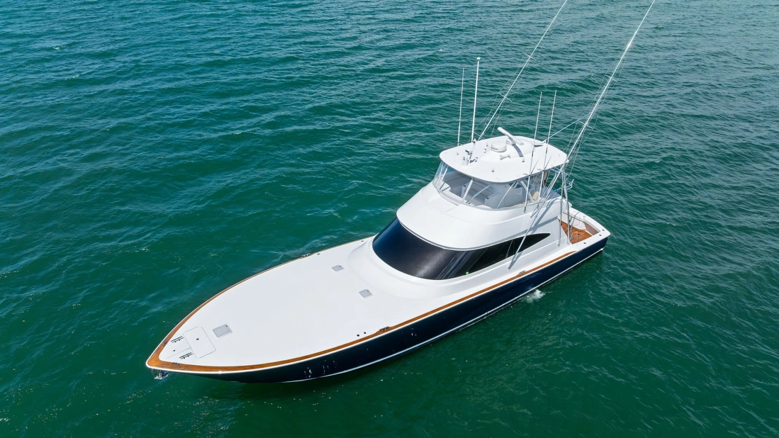 Aerial View of Flybridge and Bow