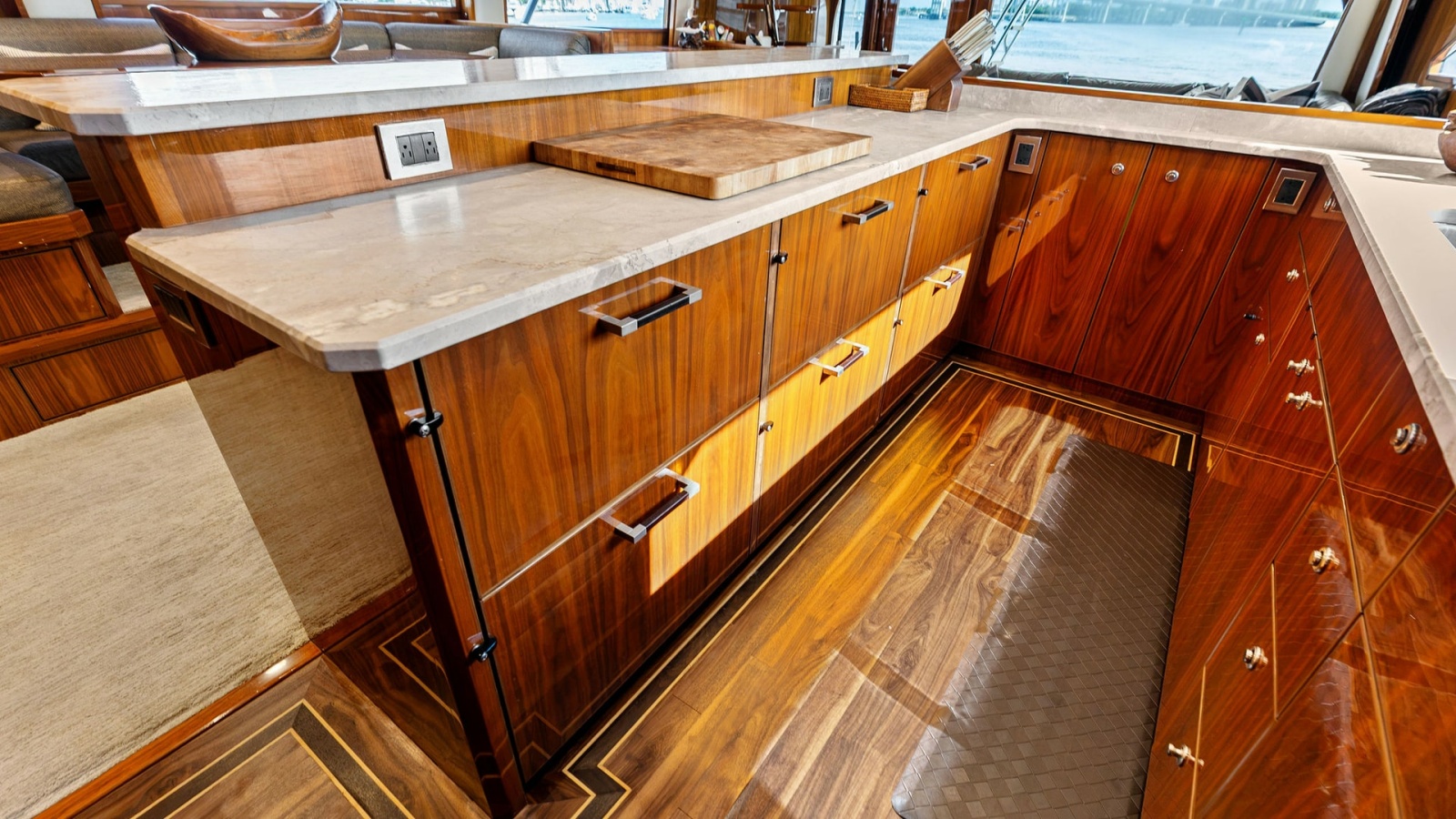 Galley with Custom Cabinetry