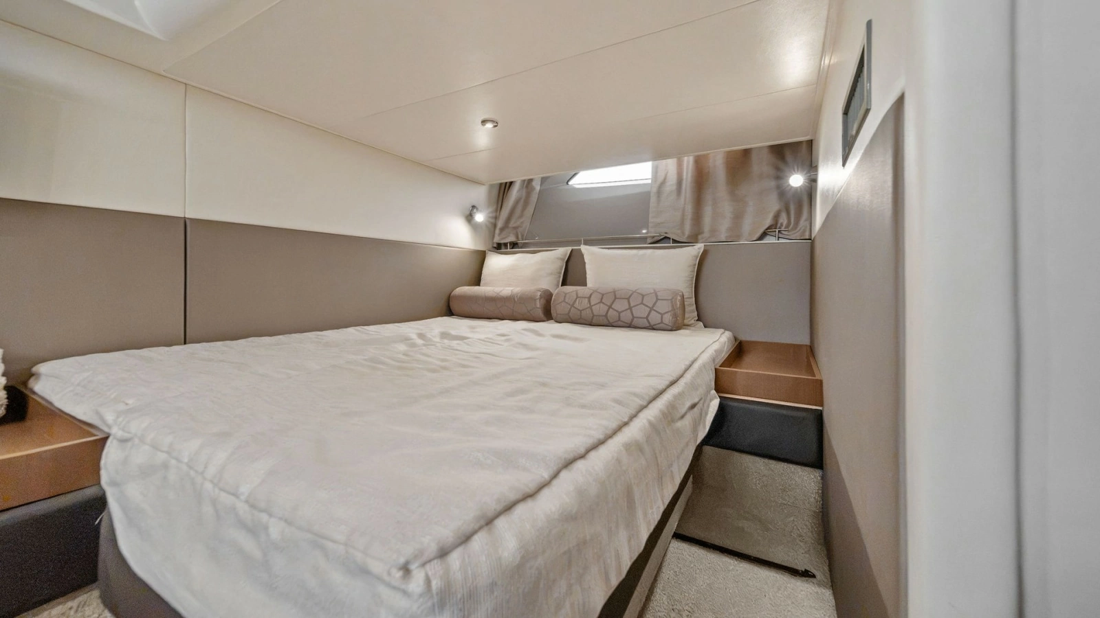 Guest Stateroom with Plush Bedding