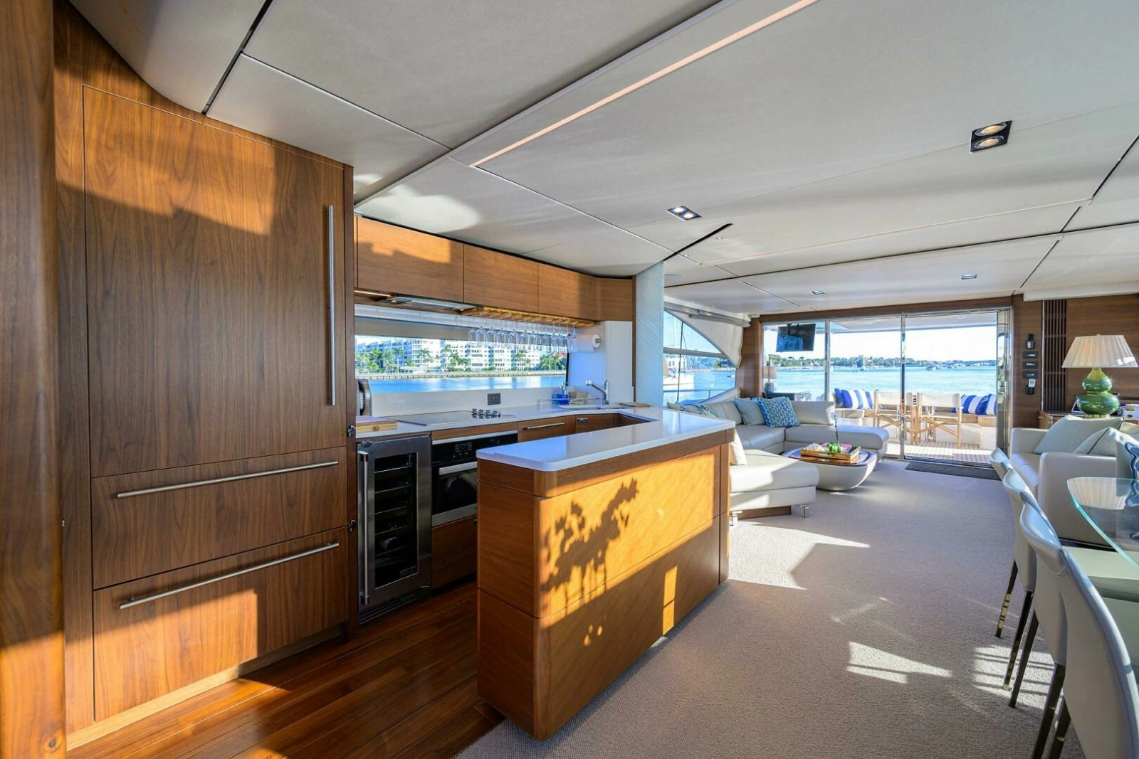 Princess Y78 - Janie II - Galley and Dining