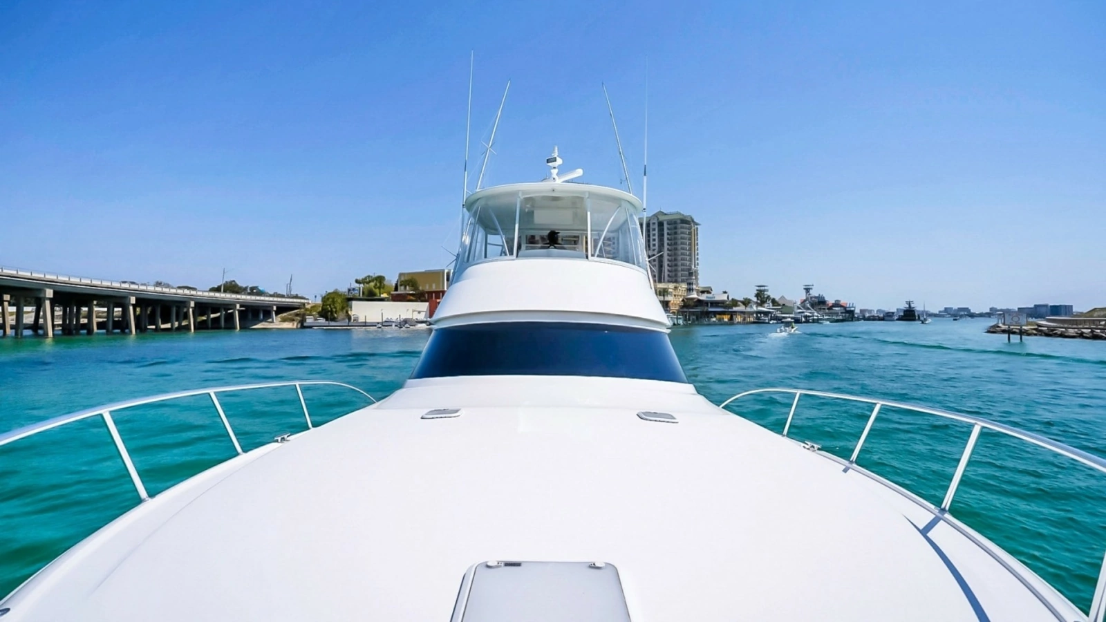 Bow View of Viking 48 Convertible