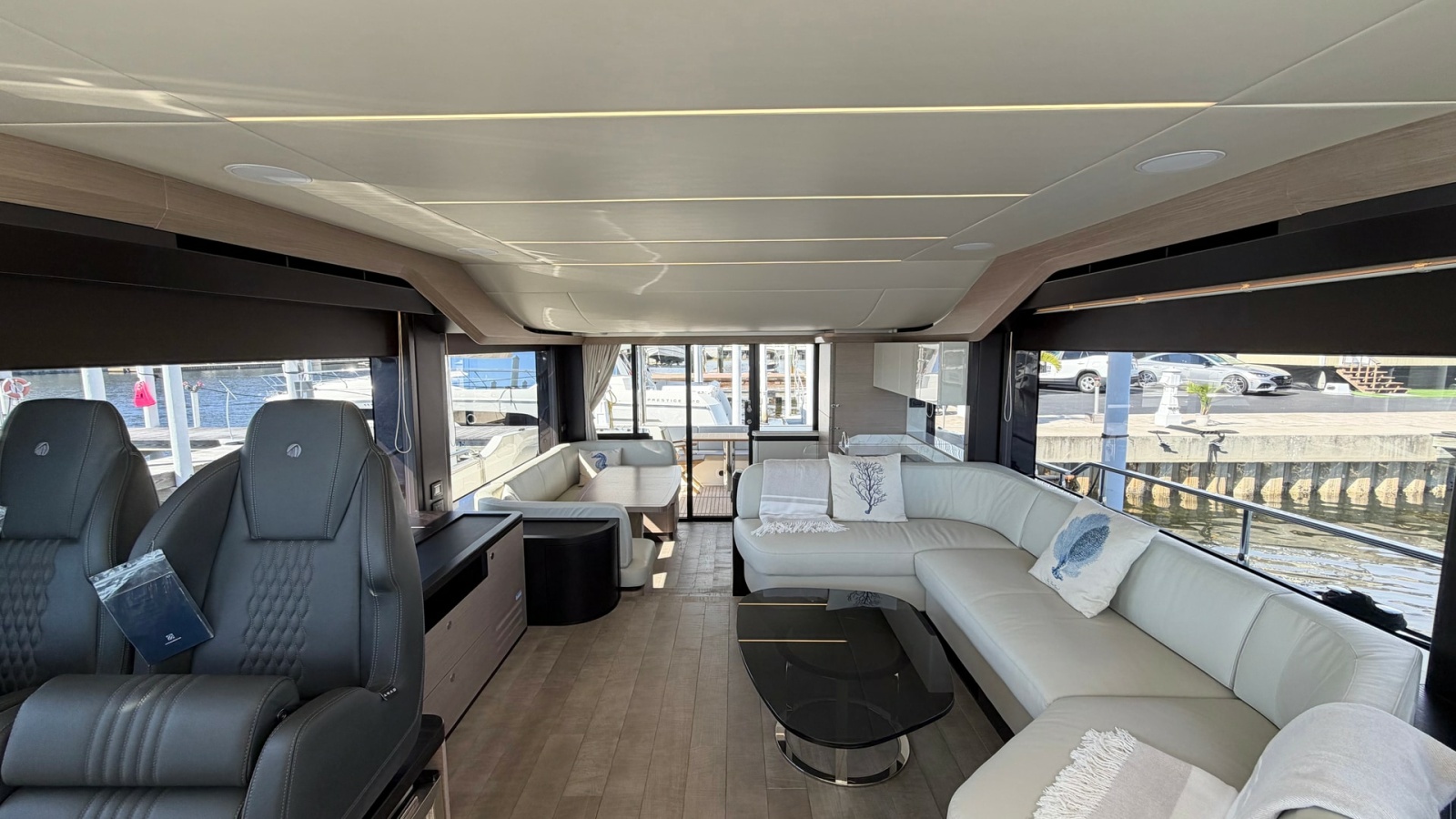 Spacious Salon with Panoramic Views