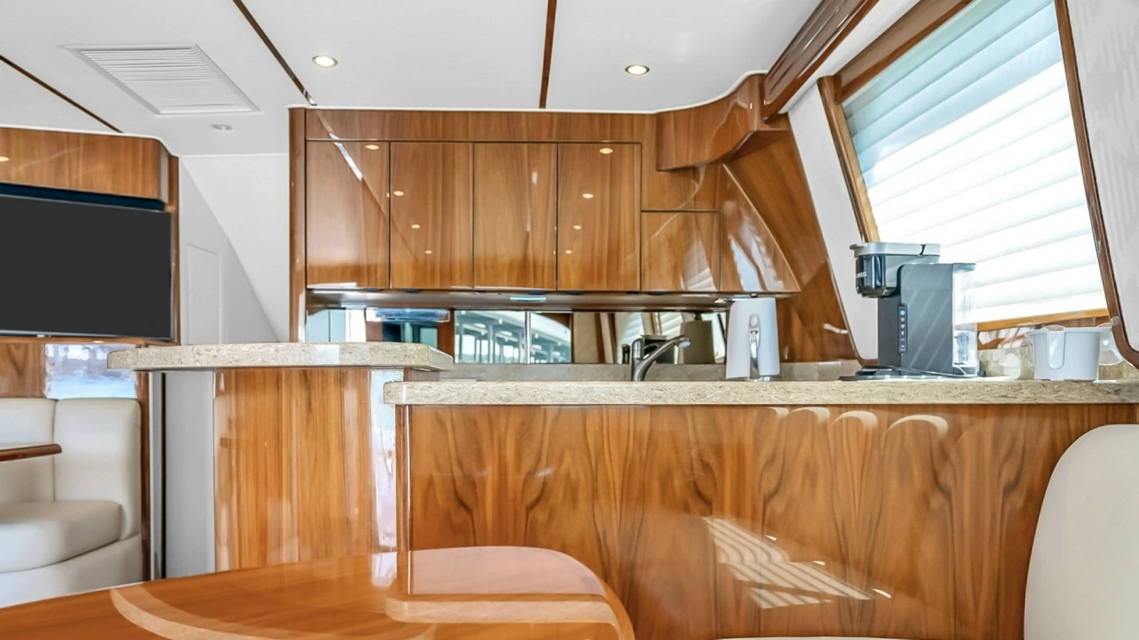 Galley and Dining Area Interior