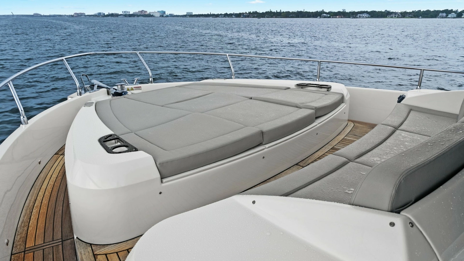 Bow Sunbathing Area with Cushions