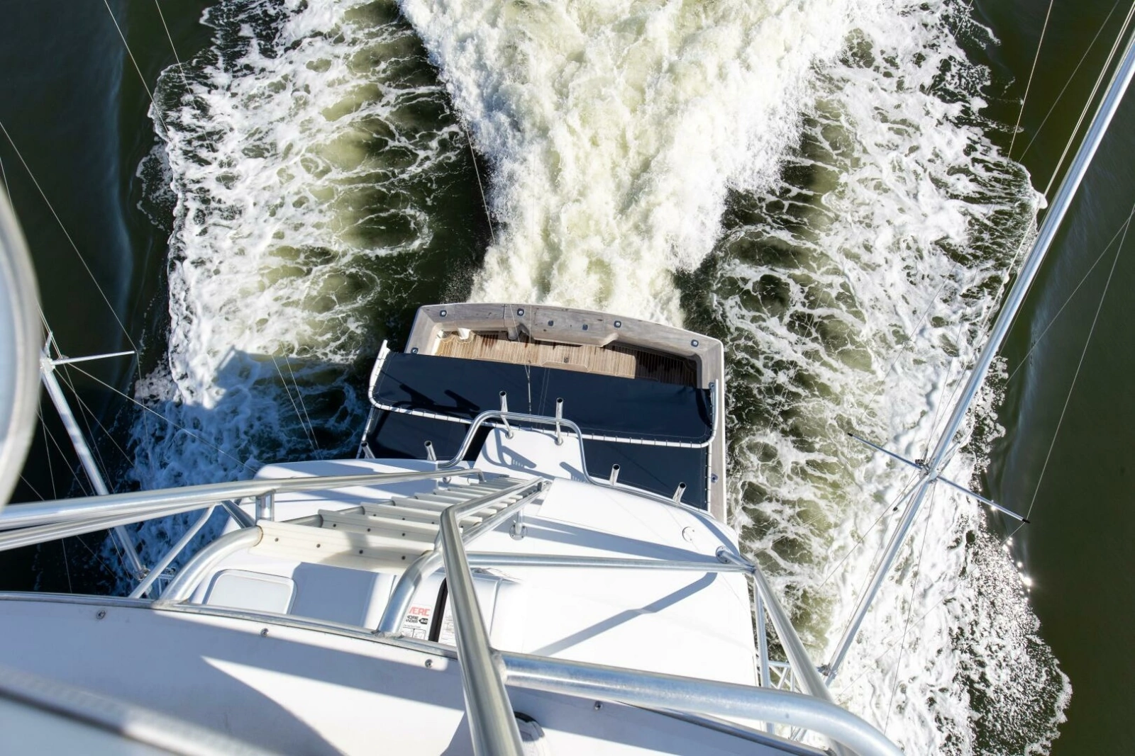 2001 65 Viking Convertible Enclosed Bridge Partnership Tower