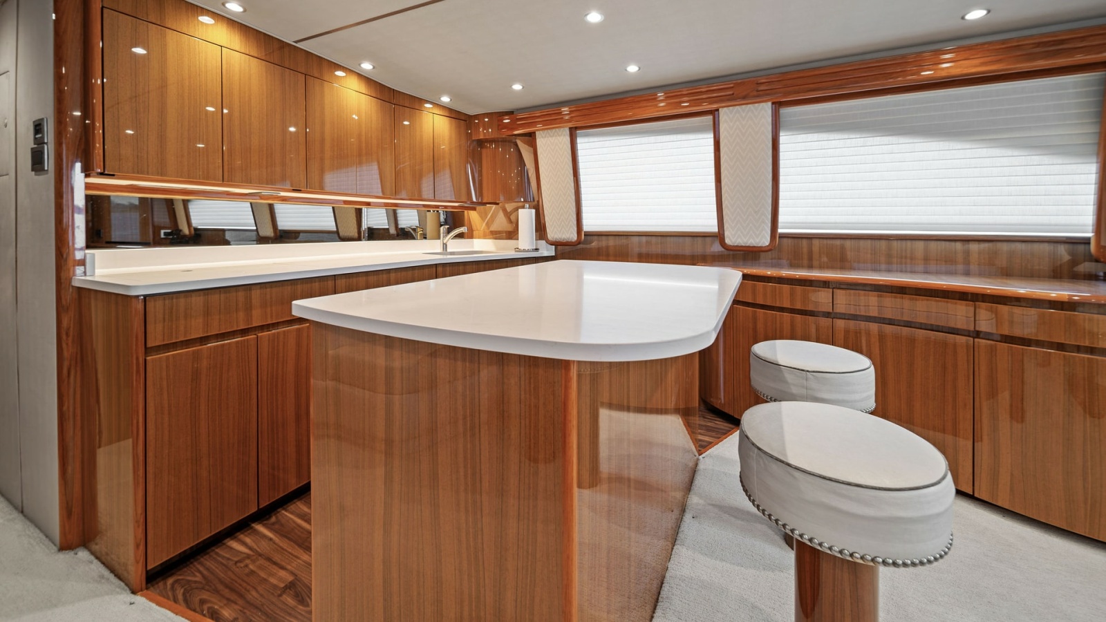 Galley with Breakfast Bar Seating