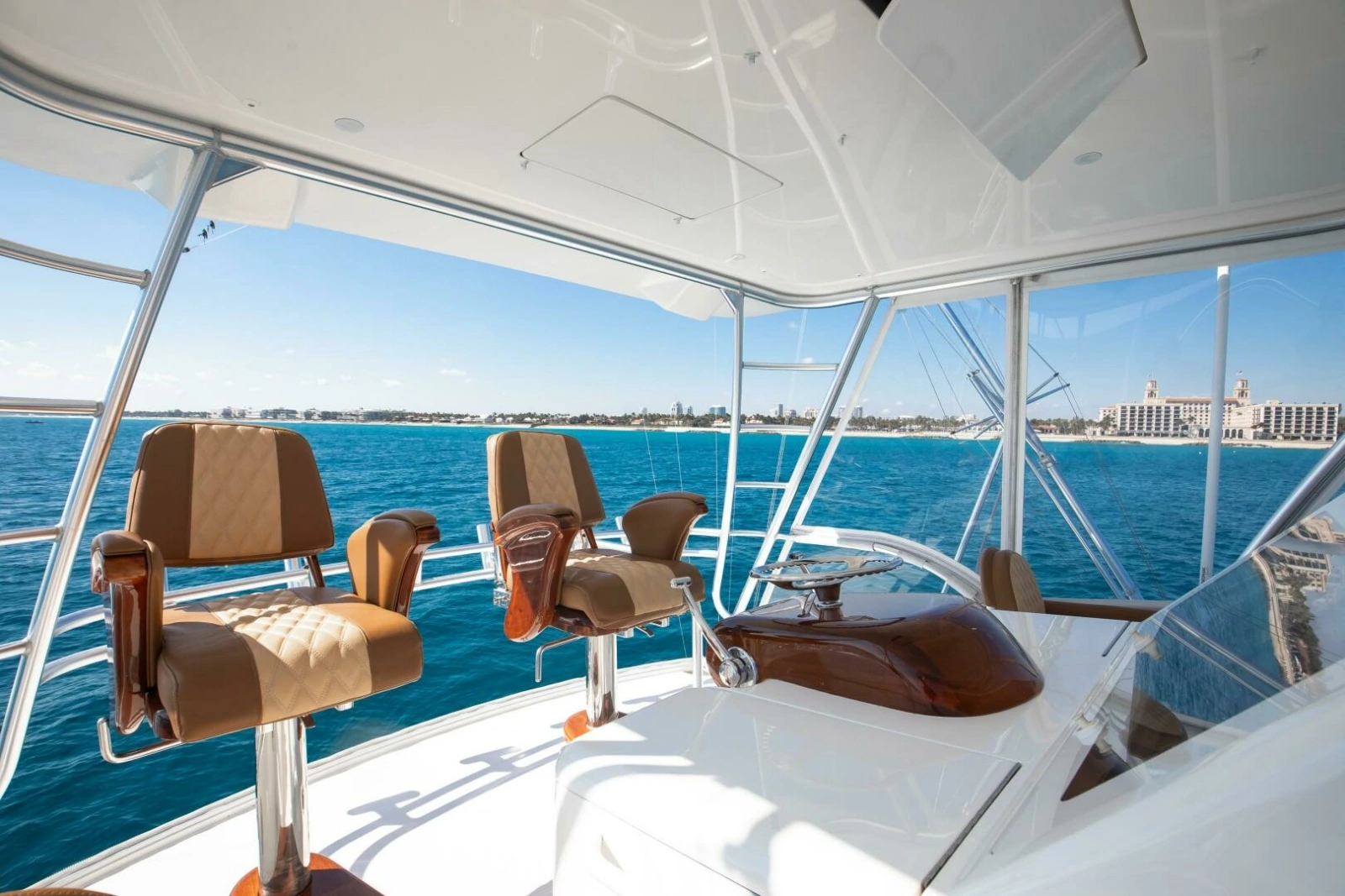 Viking 48 - Dorothy Marie - Flybridge Helm Seats