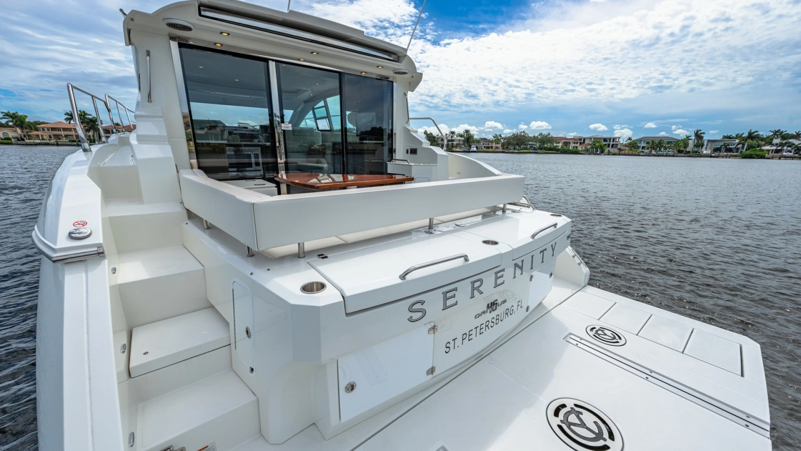 Aft Deck and Swim Platform