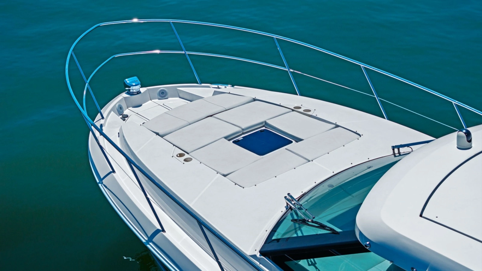 Spacious Sunpad on Bow Deck