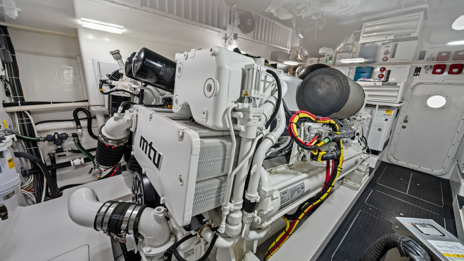 Engine Room with MTU Engines