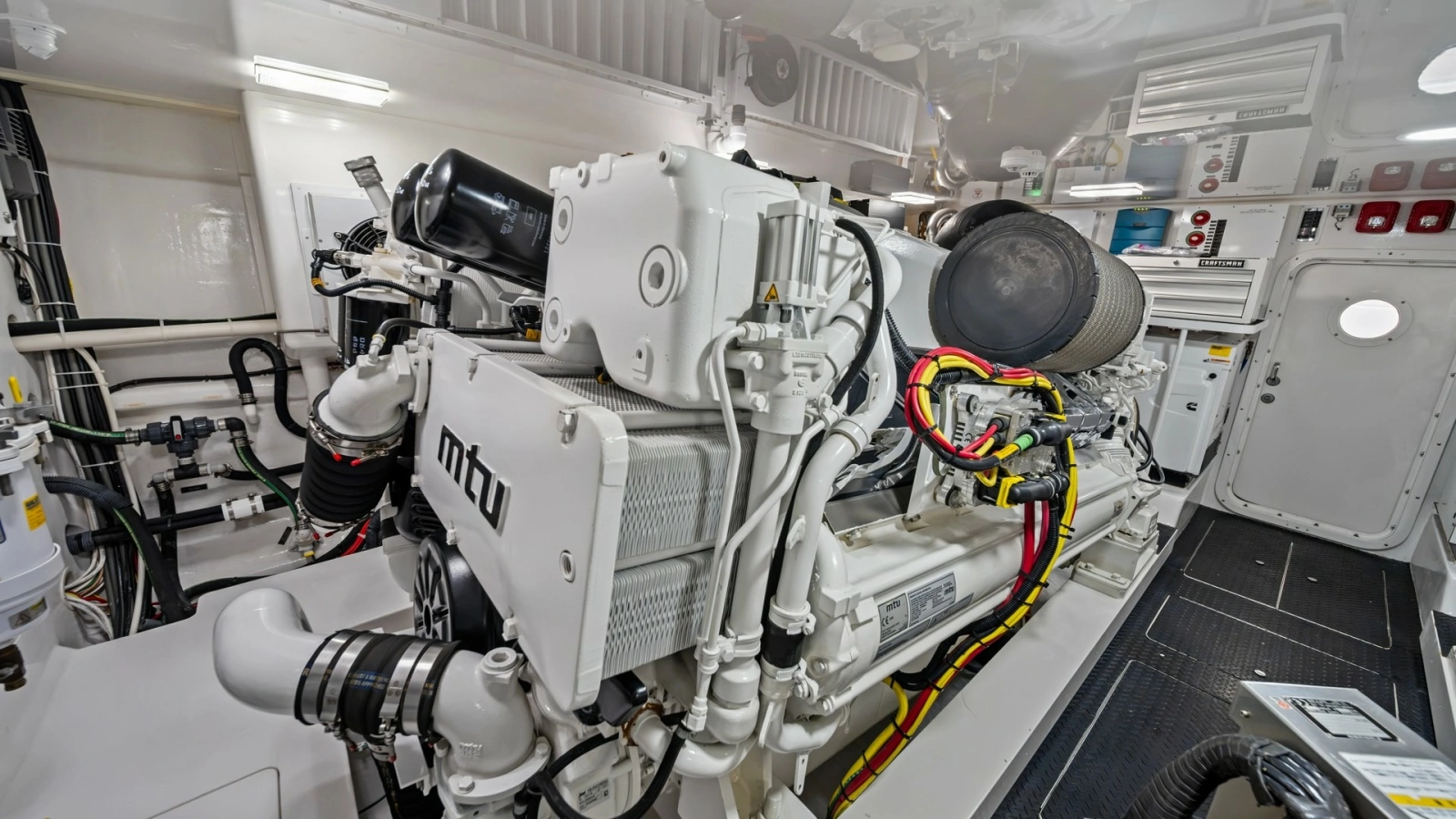 Engine Room with MTU Engines
