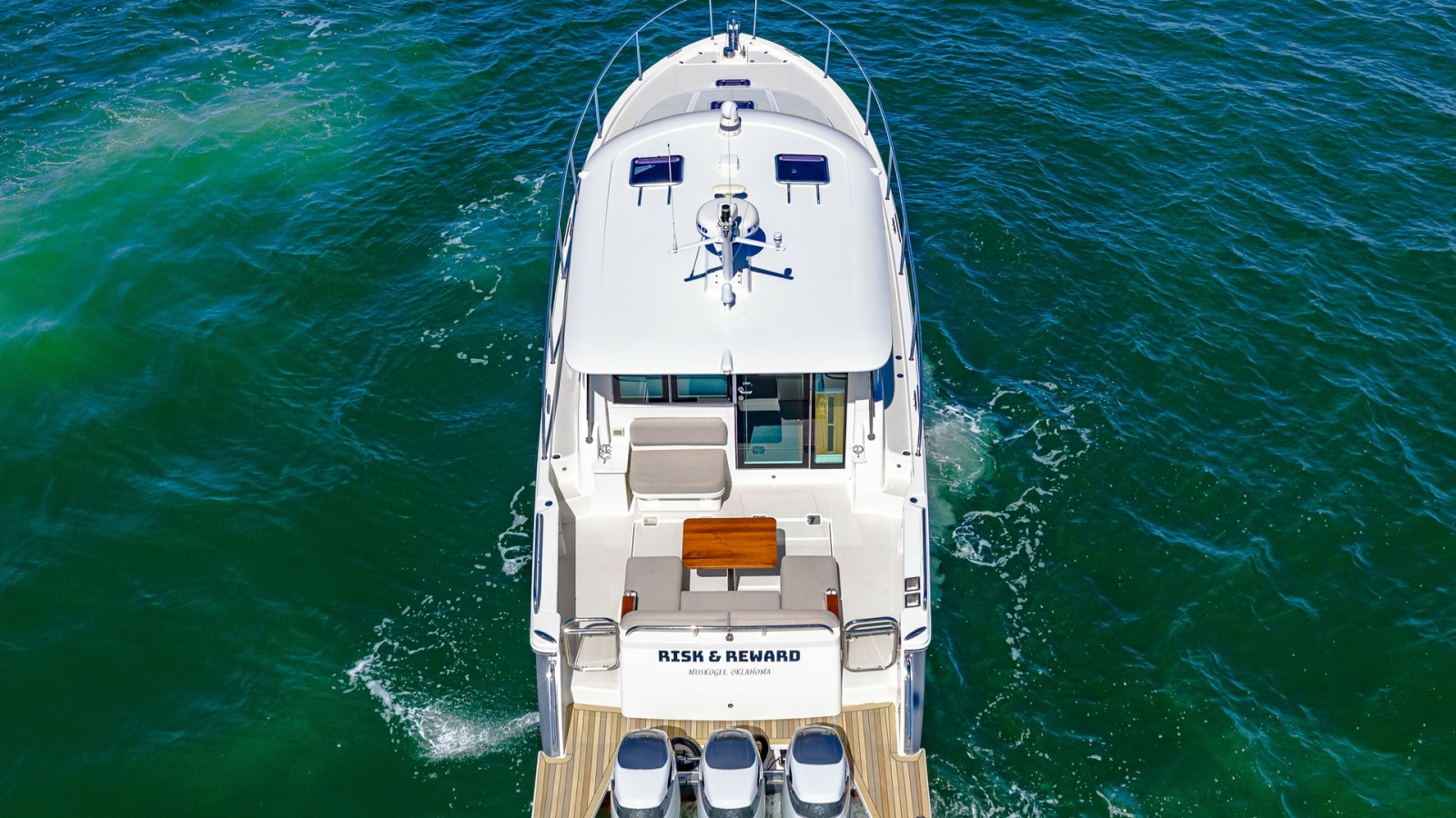 Aerial View of Aft Deck and Engines