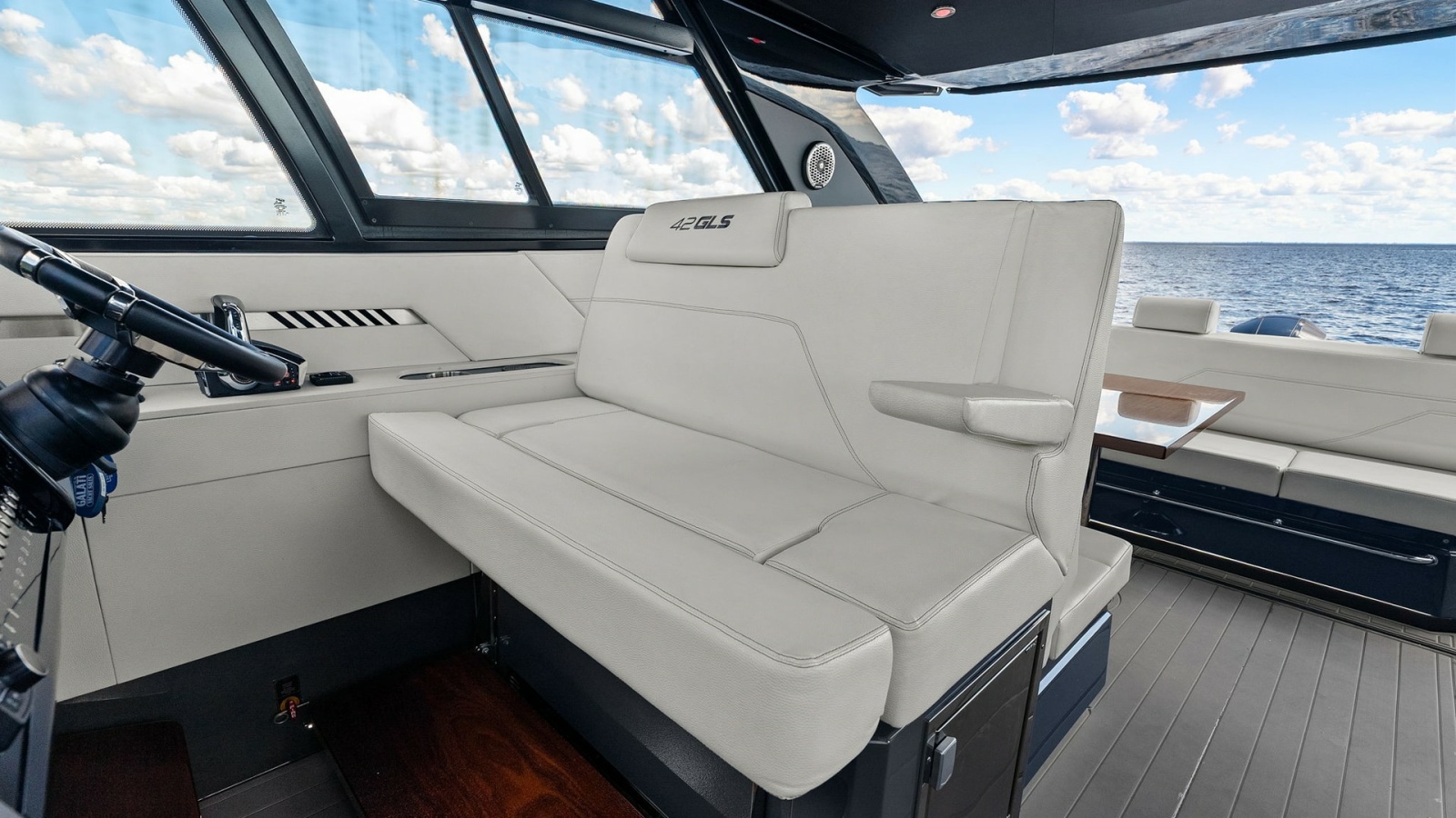 Helm Seating and Cockpit View
