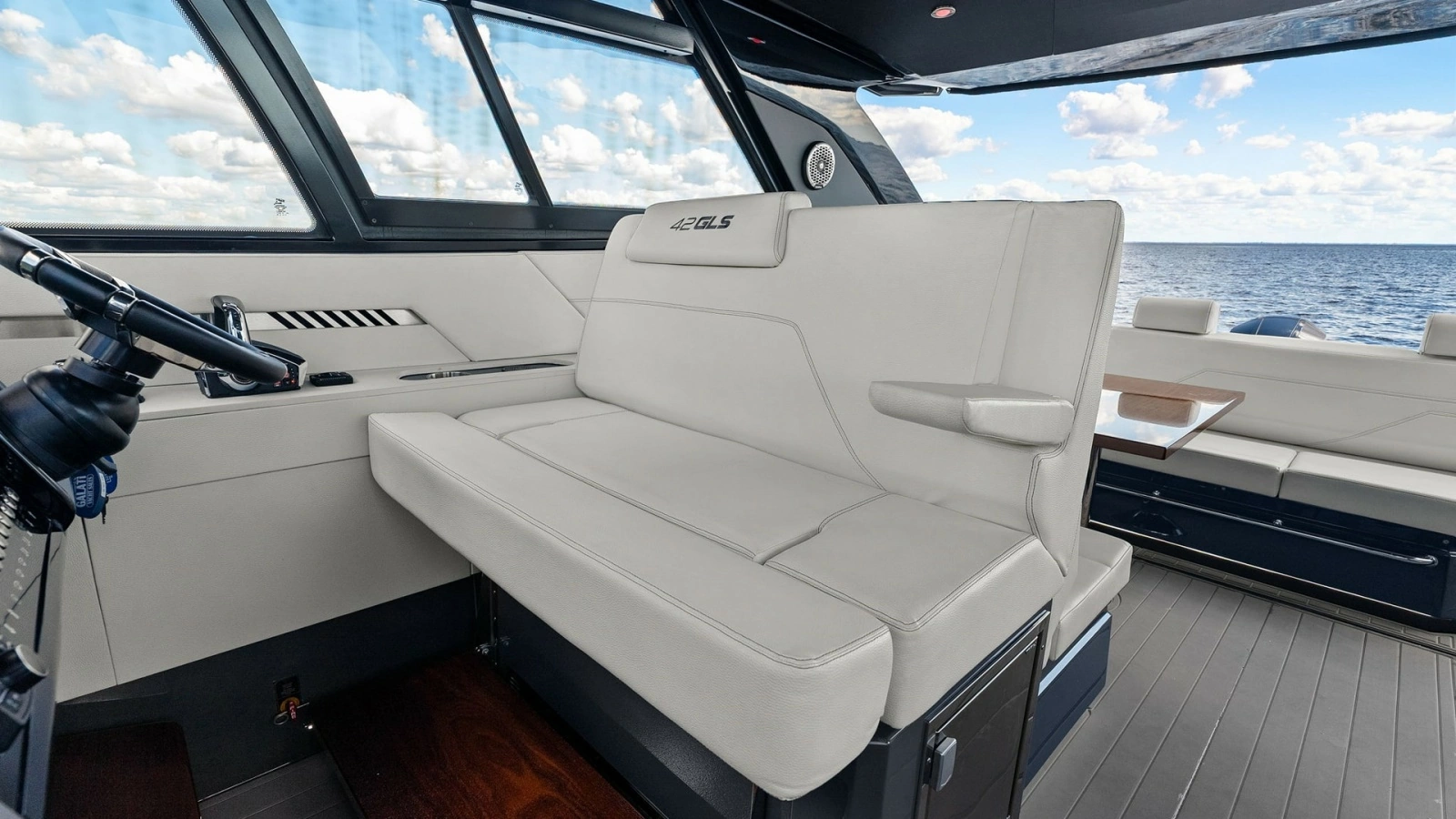 Helm Seating and Cockpit View