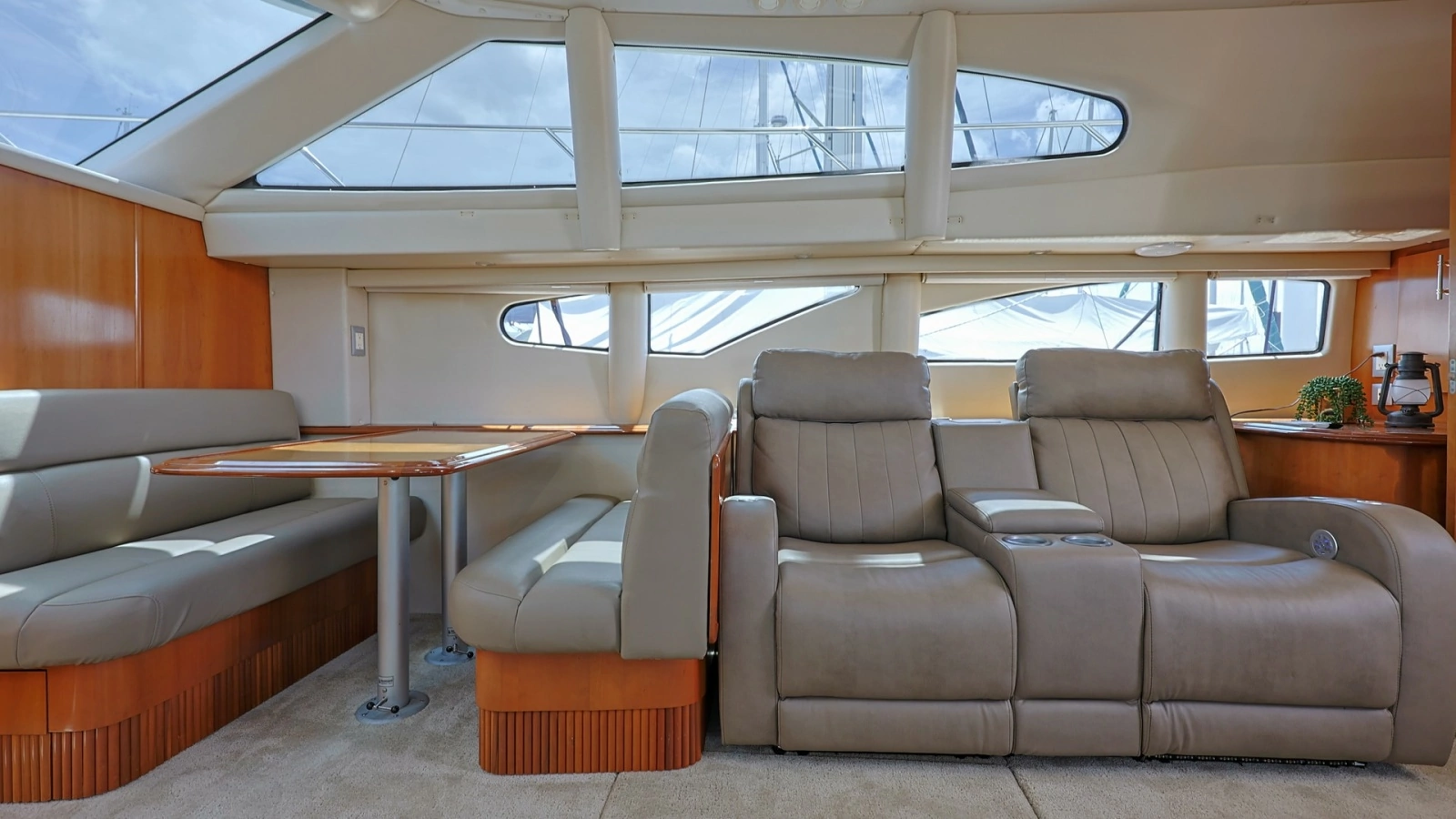 Spacious Salon with Panoramic Windows