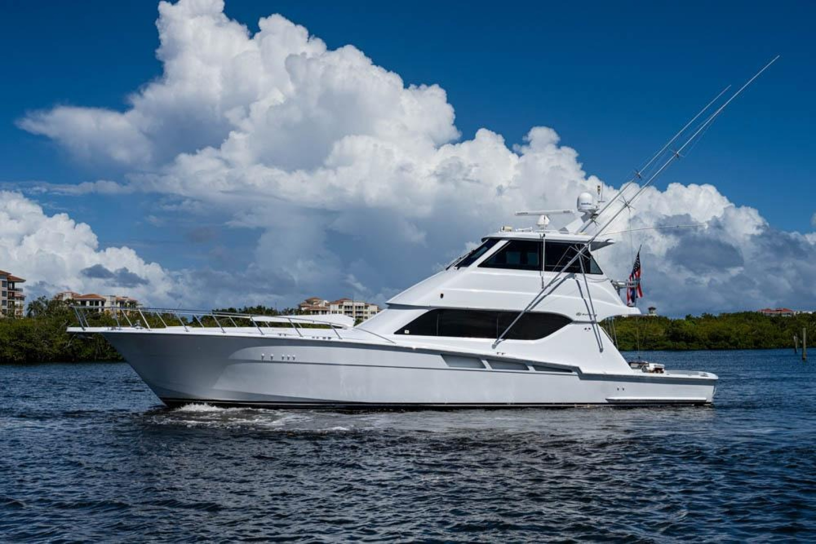 2004 Hatteras Enclosed Bridge