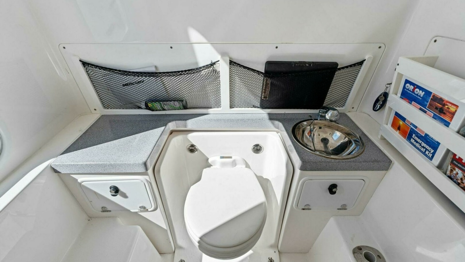 Compact Marine Head with Sink