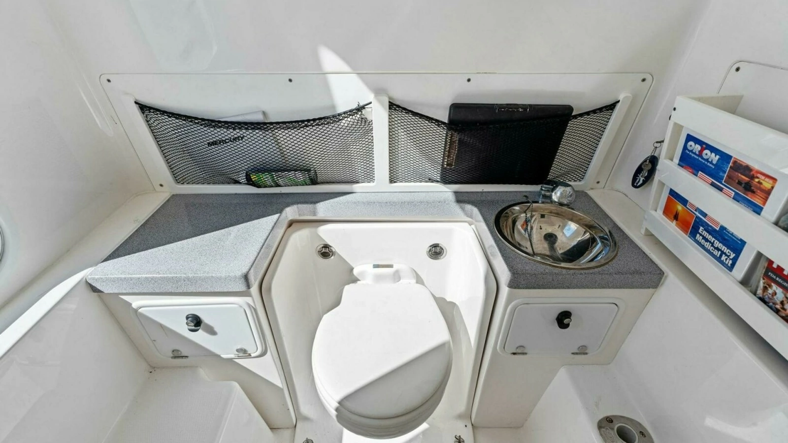 Compact Marine Head with Sink