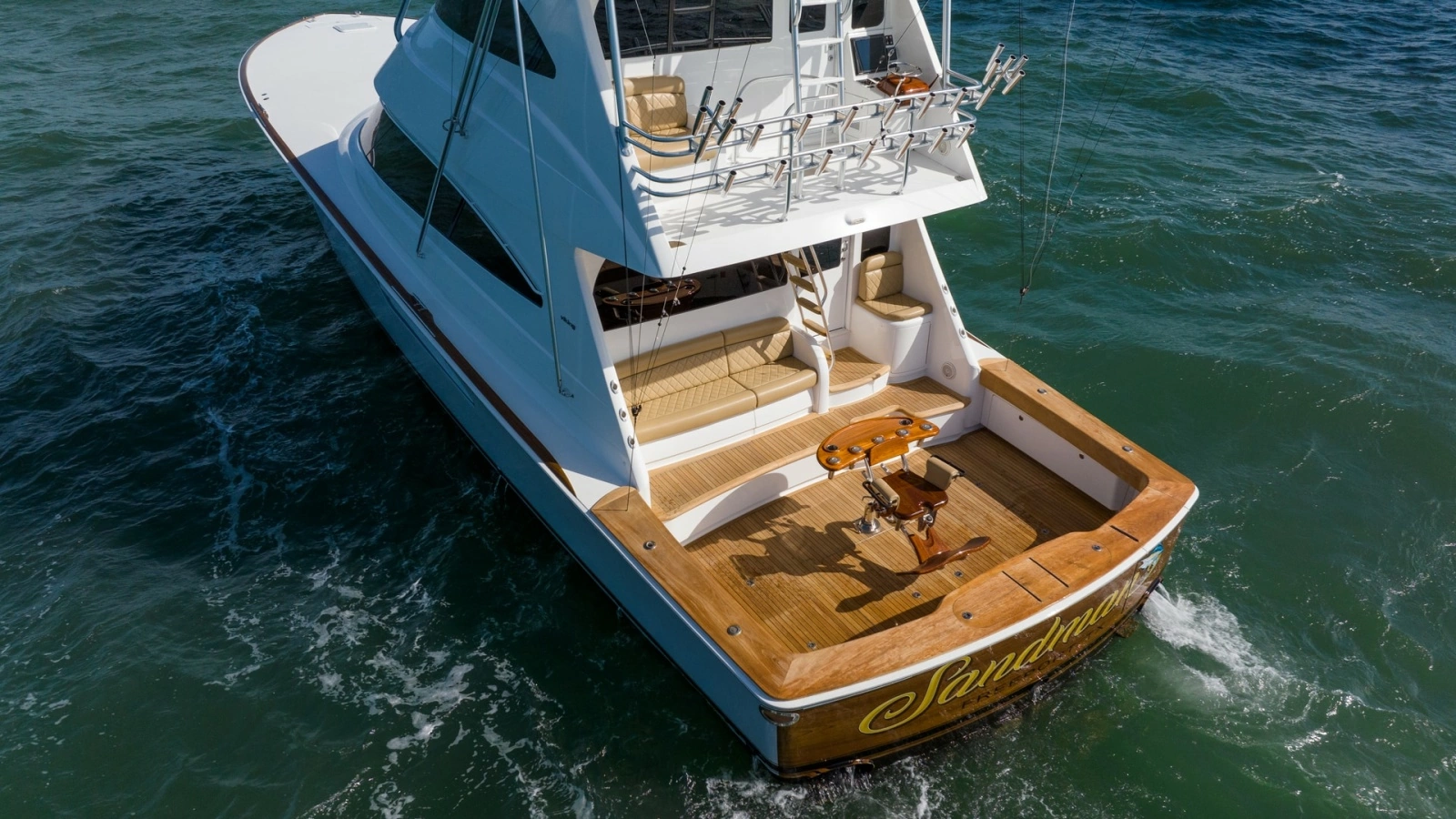 Aft Deck and Cockpit View