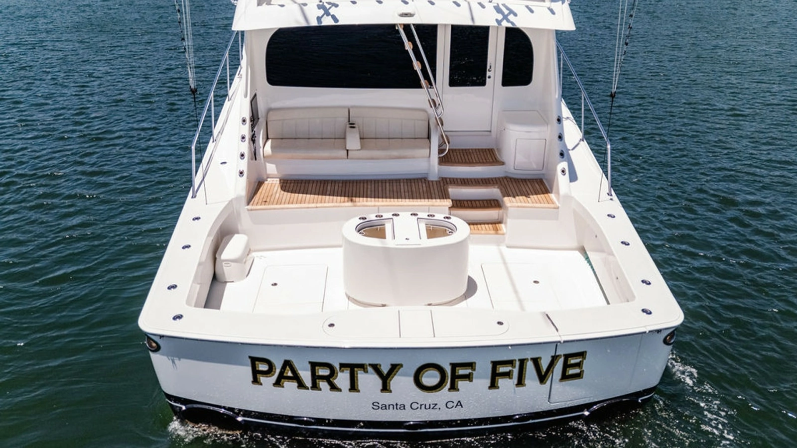Spacious Aft Deck with Seating
